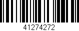Código de barras (EAN, GTIN, SKU, ISBN): '41274272'