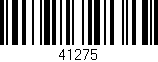 Código de barras (EAN, GTIN, SKU, ISBN): '41275'