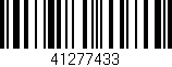 Código de barras (EAN, GTIN, SKU, ISBN): '41277433'