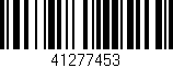 Código de barras (EAN, GTIN, SKU, ISBN): '41277453'
