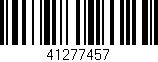 Código de barras (EAN, GTIN, SKU, ISBN): '41277457'