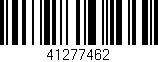 Código de barras (EAN, GTIN, SKU, ISBN): '41277462'