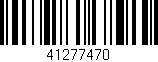Código de barras (EAN, GTIN, SKU, ISBN): '41277470'