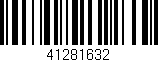 Código de barras (EAN, GTIN, SKU, ISBN): '41281632'