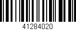 Código de barras (EAN, GTIN, SKU, ISBN): '41284020'