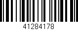 Código de barras (EAN, GTIN, SKU, ISBN): '41284178'