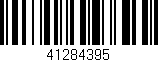 Código de barras (EAN, GTIN, SKU, ISBN): '41284395'