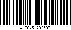 Código de barras (EAN, GTIN, SKU, ISBN): '4128451293638'