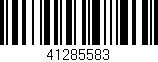 Código de barras (EAN, GTIN, SKU, ISBN): '41285583'