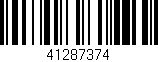 Código de barras (EAN, GTIN, SKU, ISBN): '41287374'