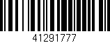 Código de barras (EAN, GTIN, SKU, ISBN): '41291777'