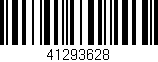 Código de barras (EAN, GTIN, SKU, ISBN): '41293628'