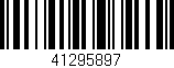 Código de barras (EAN, GTIN, SKU, ISBN): '41295897'