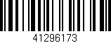Código de barras (EAN, GTIN, SKU, ISBN): '41296173'