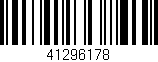 Código de barras (EAN, GTIN, SKU, ISBN): '41296178'