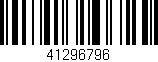 Código de barras (EAN, GTIN, SKU, ISBN): '41296796'