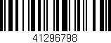 Código de barras (EAN, GTIN, SKU, ISBN): '41296798'