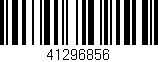 Código de barras (EAN, GTIN, SKU, ISBN): '41296856'
