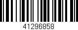 Código de barras (EAN, GTIN, SKU, ISBN): '41296858'