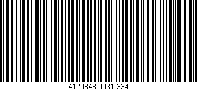 Código de barras (EAN, GTIN, SKU, ISBN): '4129848-0031-334'
