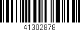 Código de barras (EAN, GTIN, SKU, ISBN): '41302878'