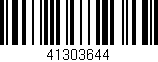 Código de barras (EAN, GTIN, SKU, ISBN): '41303644'