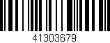 Código de barras (EAN, GTIN, SKU, ISBN): '41303679'