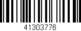 Código de barras (EAN, GTIN, SKU, ISBN): '41303776'