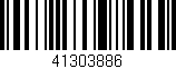 Código de barras (EAN, GTIN, SKU, ISBN): '41303886'