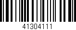 Código de barras (EAN, GTIN, SKU, ISBN): '41304111'