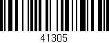 Código de barras (EAN, GTIN, SKU, ISBN): '41305'