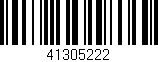 Código de barras (EAN, GTIN, SKU, ISBN): '41305222'