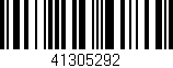 Código de barras (EAN, GTIN, SKU, ISBN): '41305292'