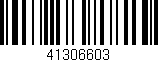 Código de barras (EAN, GTIN, SKU, ISBN): '41306603'