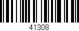 Código de barras (EAN, GTIN, SKU, ISBN): '41308'
