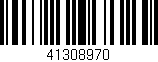 Código de barras (EAN, GTIN, SKU, ISBN): '41308970'