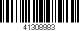 Código de barras (EAN, GTIN, SKU, ISBN): '41308983'