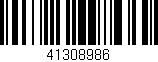 Código de barras (EAN, GTIN, SKU, ISBN): '41308986'