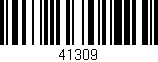 Código de barras (EAN, GTIN, SKU, ISBN): '41309'