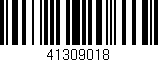 Código de barras (EAN, GTIN, SKU, ISBN): '41309018'