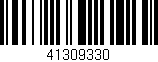 Código de barras (EAN, GTIN, SKU, ISBN): '41309330'