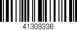 Código de barras (EAN, GTIN, SKU, ISBN): '41309336'