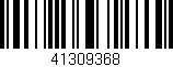 Código de barras (EAN, GTIN, SKU, ISBN): '41309368'