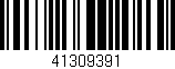 Código de barras (EAN, GTIN, SKU, ISBN): '41309391'