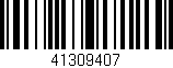 Código de barras (EAN, GTIN, SKU, ISBN): '41309407'