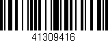 Código de barras (EAN, GTIN, SKU, ISBN): '41309416'