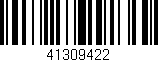 Código de barras (EAN, GTIN, SKU, ISBN): '41309422'