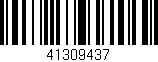 Código de barras (EAN, GTIN, SKU, ISBN): '41309437'