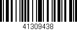 Código de barras (EAN, GTIN, SKU, ISBN): '41309438'