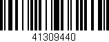 Código de barras (EAN, GTIN, SKU, ISBN): '41309440'